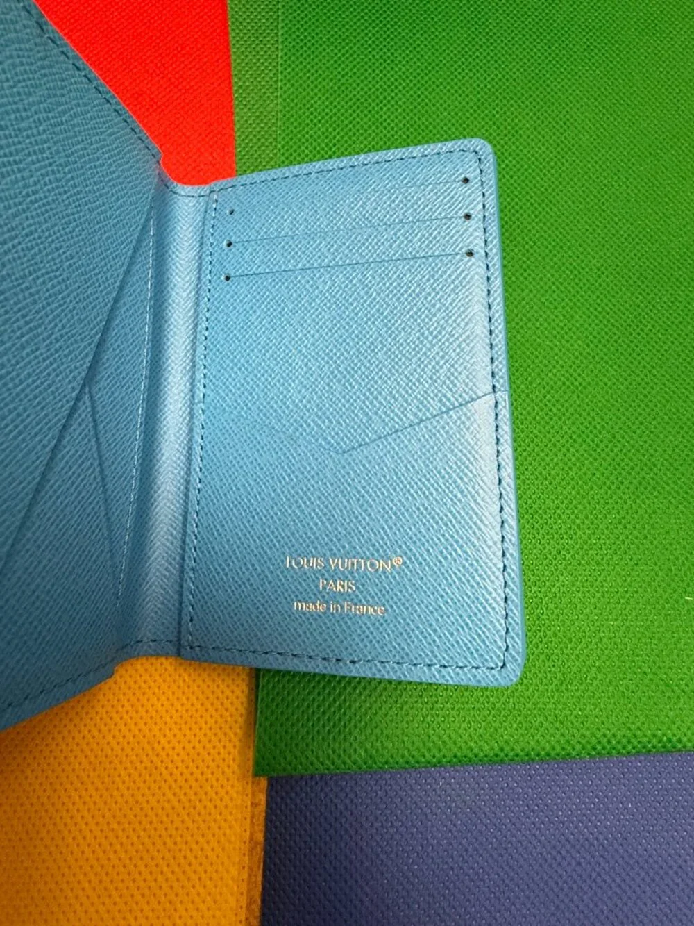 Louis Vuitton Blue Lagoon Pocket Organizer/Wallet-M14881